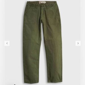 Iron and Resin Brigade Olive Green Pants Size 31